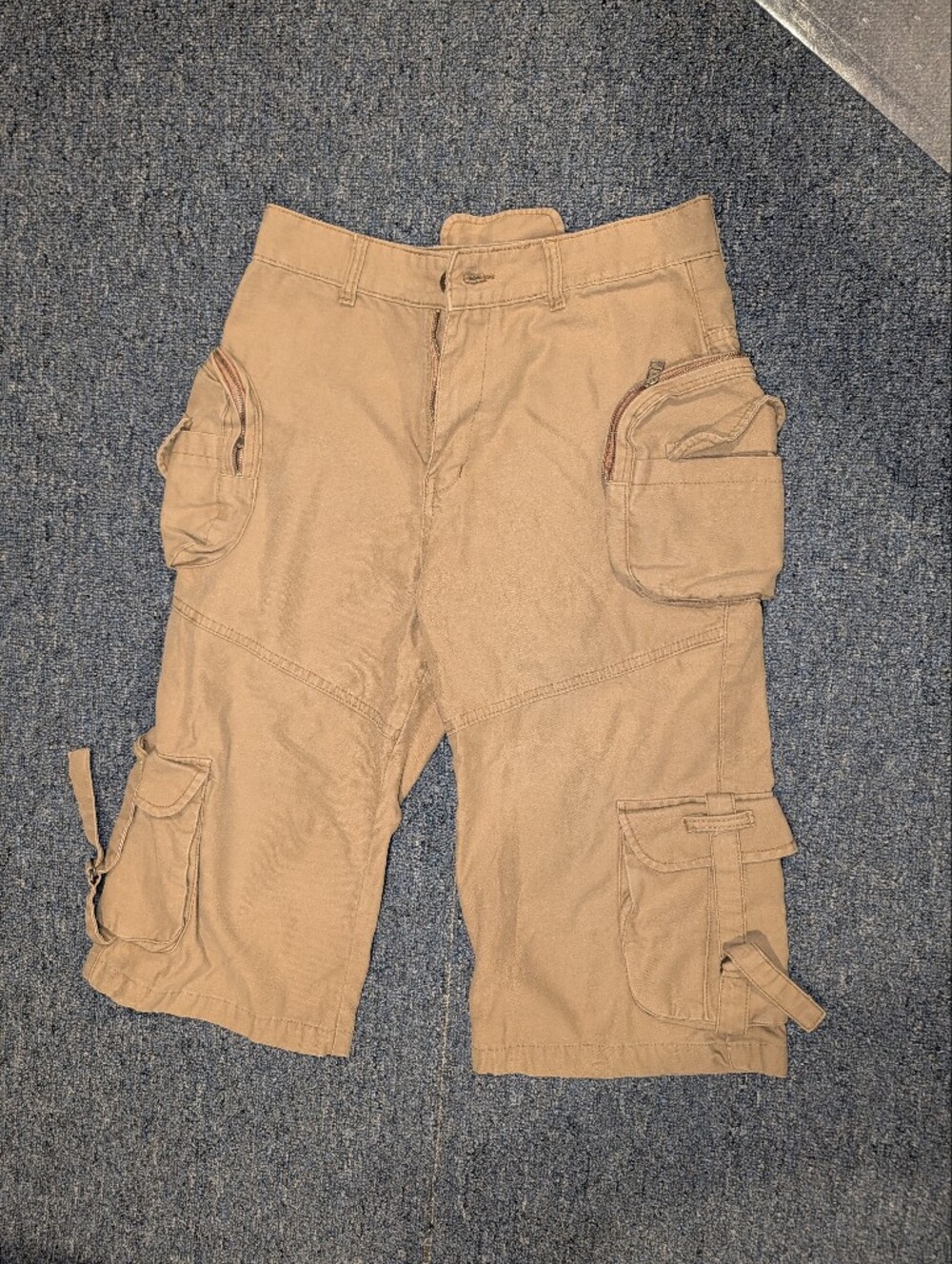 ⭐3 For $20⭐ Men's Tan Cargo Pants with Multiple Pockets